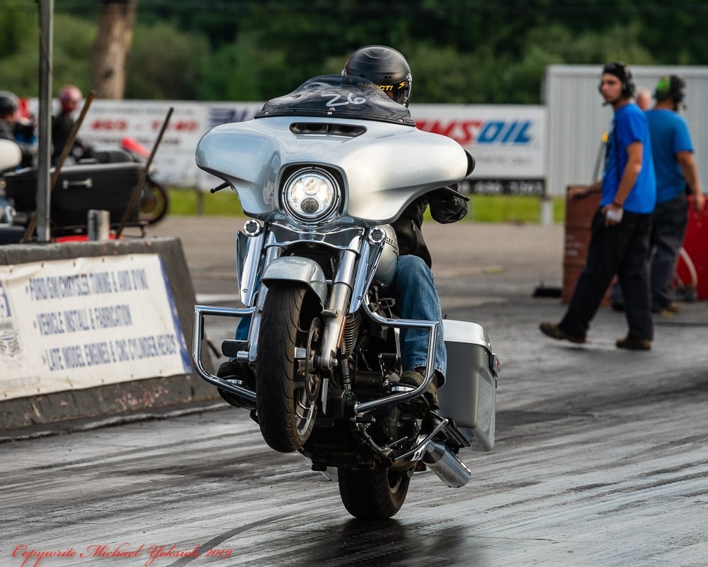 Harleys At The Dragway