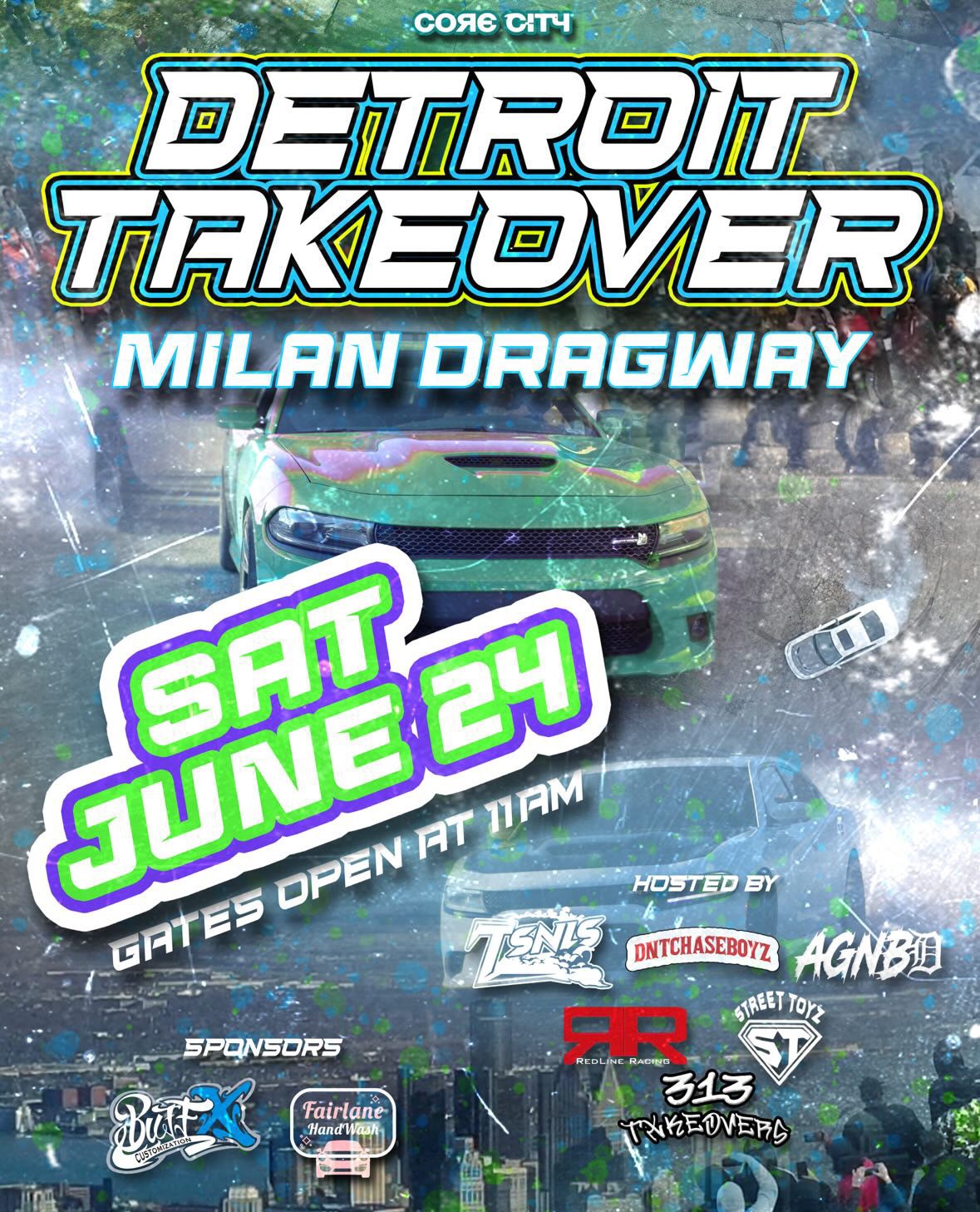 DETROIT TAKEOVER DRIFTING 6/24