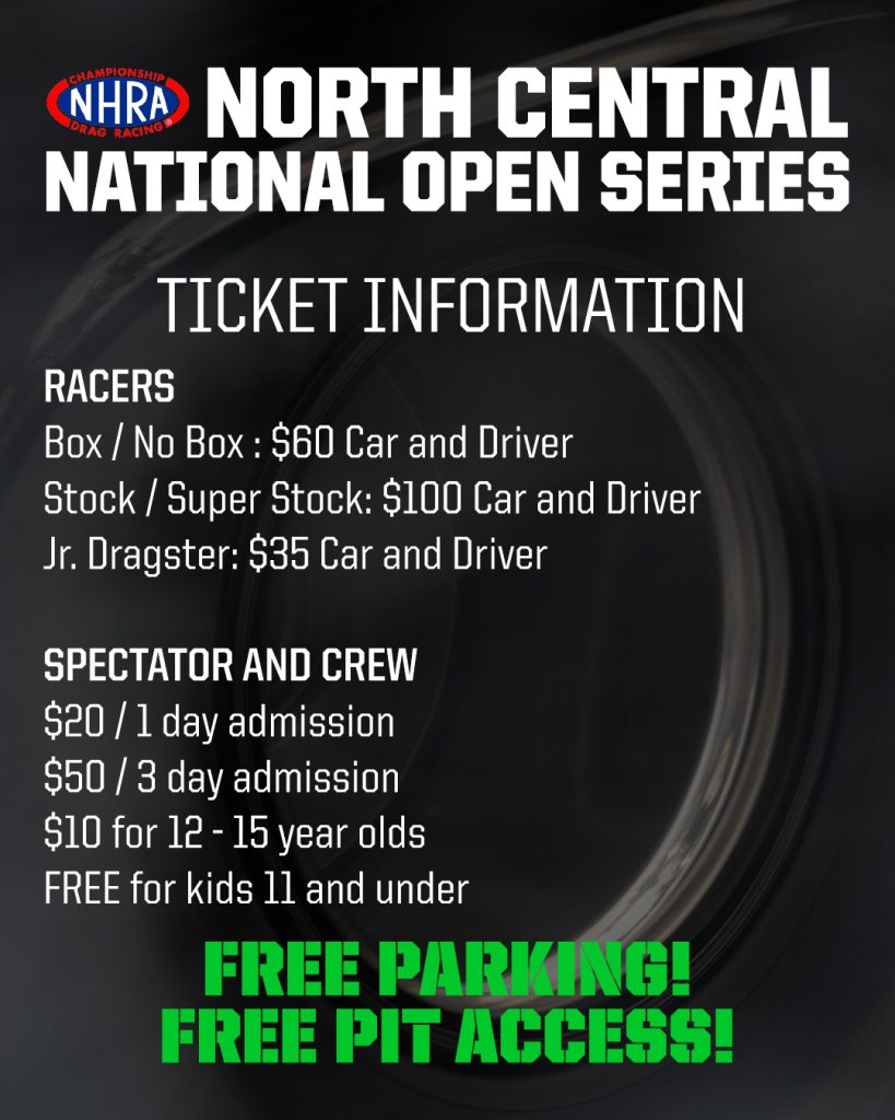 August 7 13 Track Schedule and Events Milan Dragway